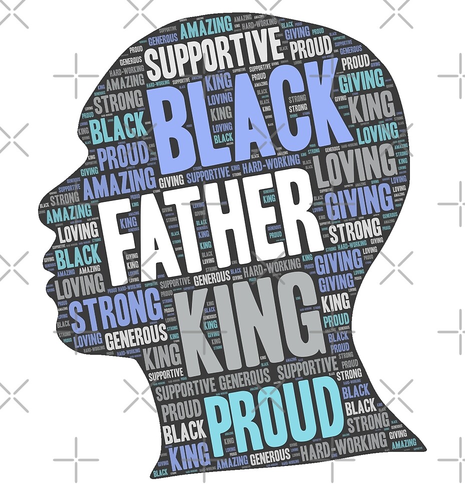 "African American Father's Day Word Art" by blackartmatters Redbubble