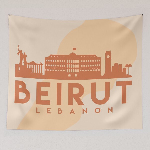 Item preview,  Lebanon make up this amazing art piece. A great gift for anybody that has love for this city. designed and sold by deificusArt.