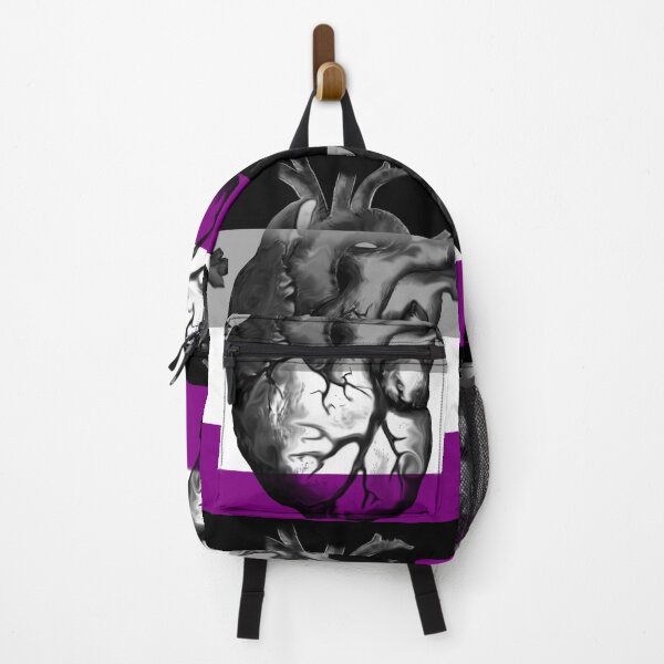 Item preview, Asexual Pride Anatomic Heart designed and sold by incloudines.
