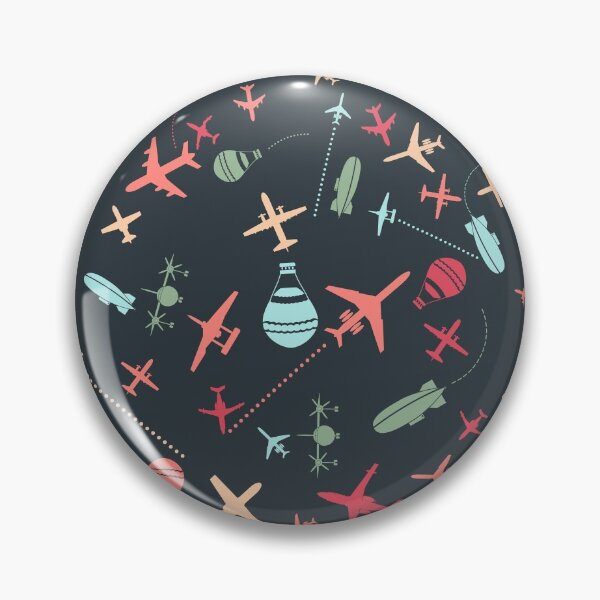 Item preview, Black Airplane and Aviation Pattern designed and sold by parazitgoodz.