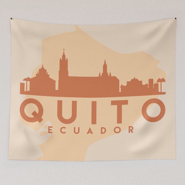 Item preview,  Ecuador make up this amazing art piece. A great gift for anybody that has love for this city. designed and sold by deificusArt.