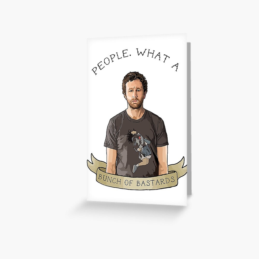 Roy The It Crowd Greeting Card By Coshillustrates Redbubble 