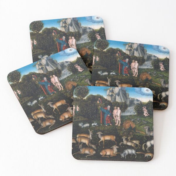 Item preview, Lucas Cranach the Elder - The Garden of Eden designed and sold by vakashop.