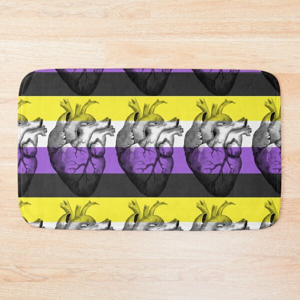 Item preview, Nonbinary Pride Anatomic Heart designed and sold by incloudines.