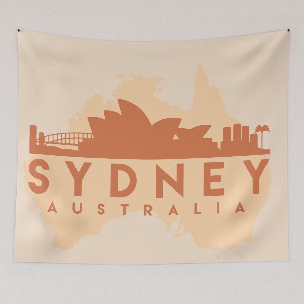 Item preview,  Australia make up this amazing art piece. A great gift for anybody that has love for this city. designed and sold by deificusArt.