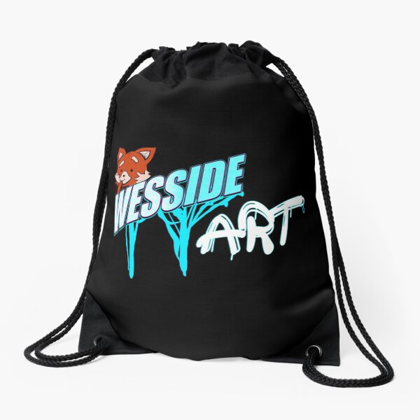 Wesside Art Logo Drawstring Bag