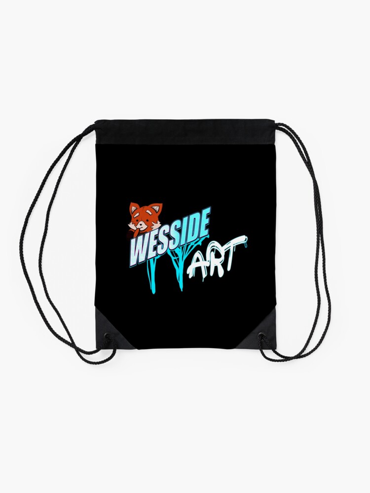 Alternate view of Wesside Art Logo Drawstring Bag