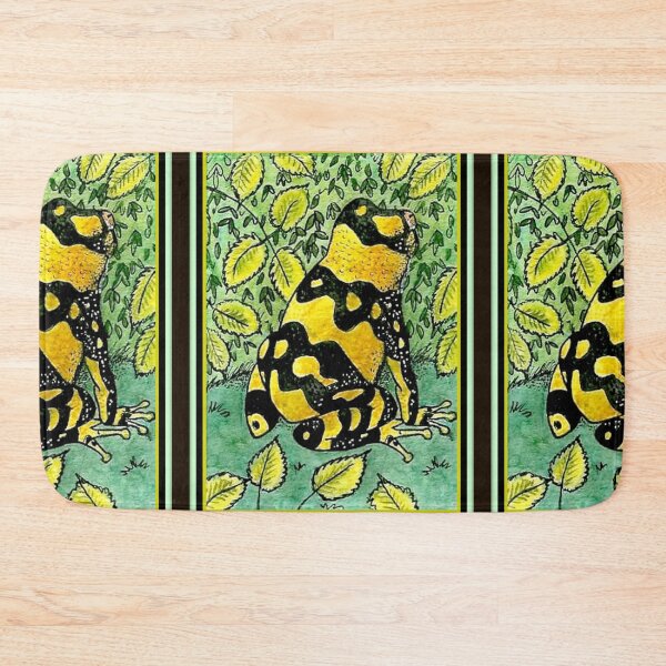 Item preview, Yellow Dart Frog / Jungle Frog / Poisonous Frog / Black And Yellow Frog / Tree Frog designed and sold by artenvironments.