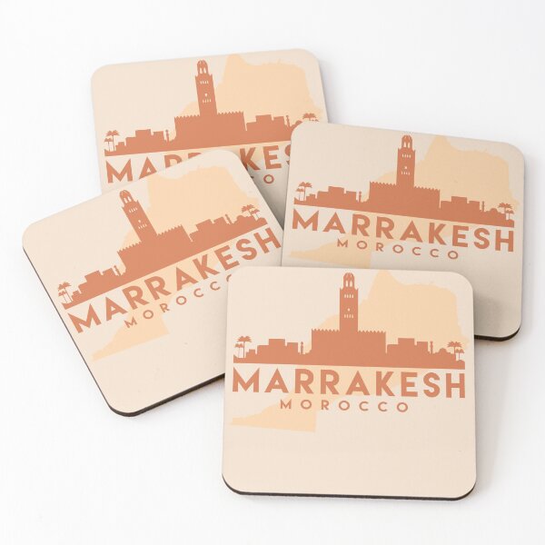 Item preview,  Morocco make up this amazing art piece. A great gift for anybody that has love for this city. designed and sold by deificusArt.