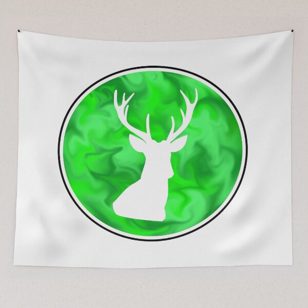 Item preview, Terrasen Stag - White Outline - Full Color designed and sold by Cosmic Cutenesss.