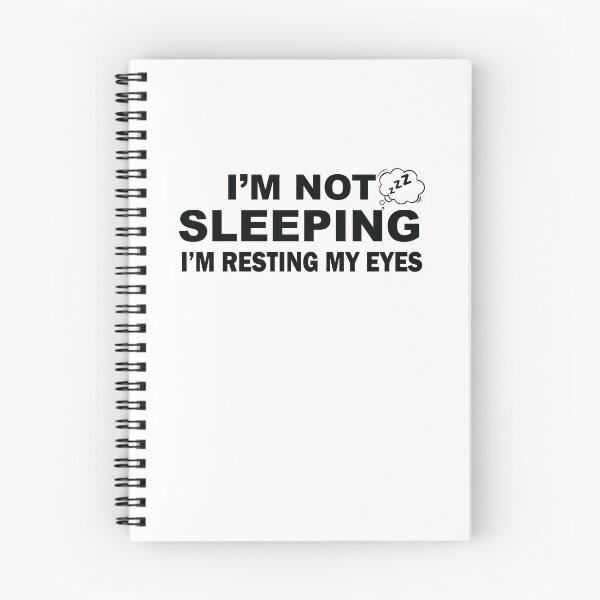 Item preview, Not Sleeping I’m Resting My Eyes designed and sold by TheMattDesigns.