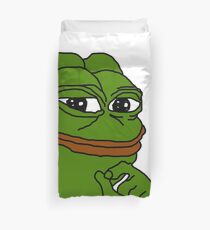 Pepe The Frog Meme Duvet Cover