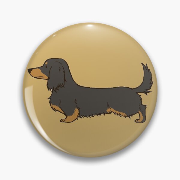 Item preview, Black / Tan long hair Dachshund dog designed and sold by You Store.