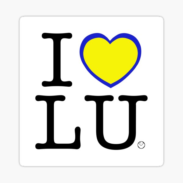 I ♥ L.U. Sticker