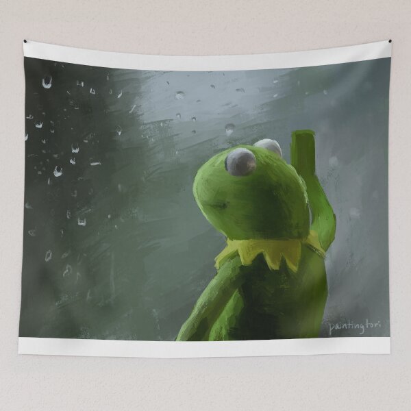 Item preview, kermit at the window designed and sold by tori queen.