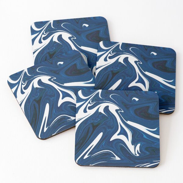 Item preview, Blue & White Liquid designed and sold by helliazidi.