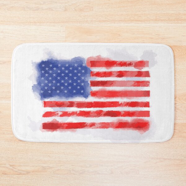 Item preview, Watercolor American Flag for Veterans and Patriots designed and sold by parazitgoodz.