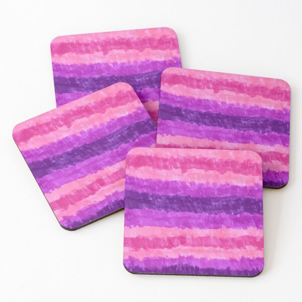 Item preview, Pink Purple Gradient Ombre Stripes Marker Pattern designed and sold by ValeriesGallery.