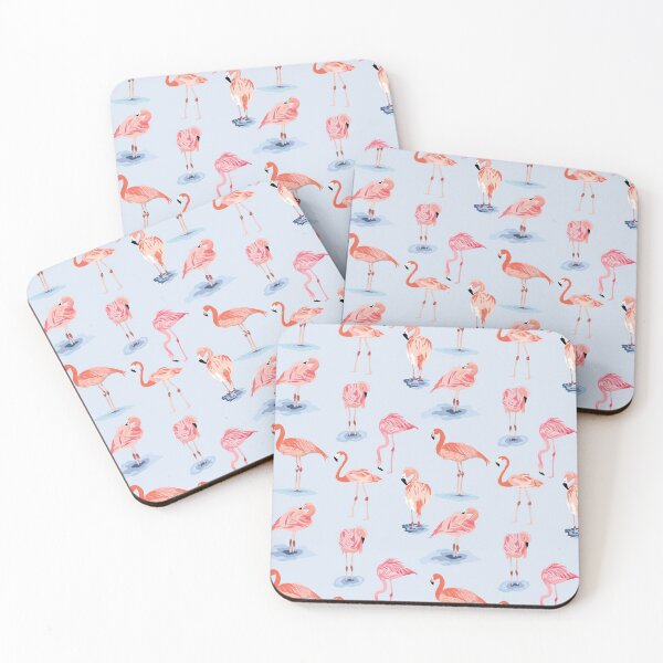 Item preview, Flamingos designed and sold by ArtofACoonhound.