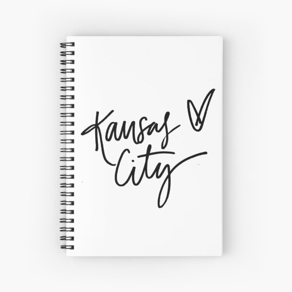 Kansas City Lettering Spiral Notebook
