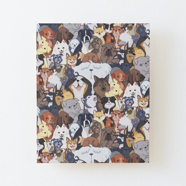 Pupper Party Wood Mounted Print