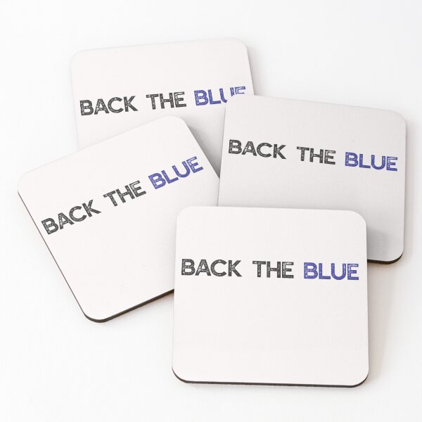 Item preview, back the blue designed and sold by thewiki lock.