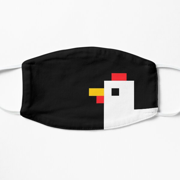 Pixel Chicken Flat Mask