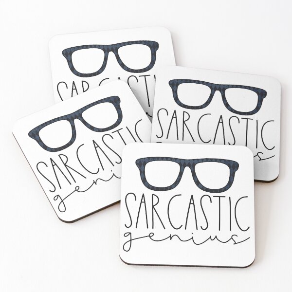Item preview, Sarcastic Genius with glasses designed and sold by faithfullyyours.