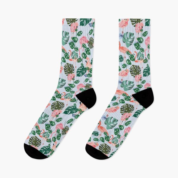 Item preview, Tropical Flamingos designed and sold by ArtofACoonhound.