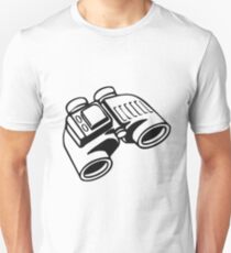 Binoculars. Unisex T-Shirt