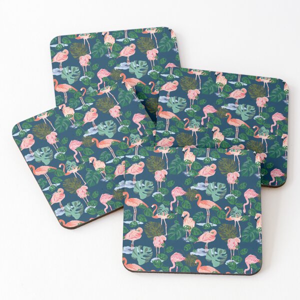 Item preview, Tropical Flamingo designed and sold by ArtofACoonhound.
