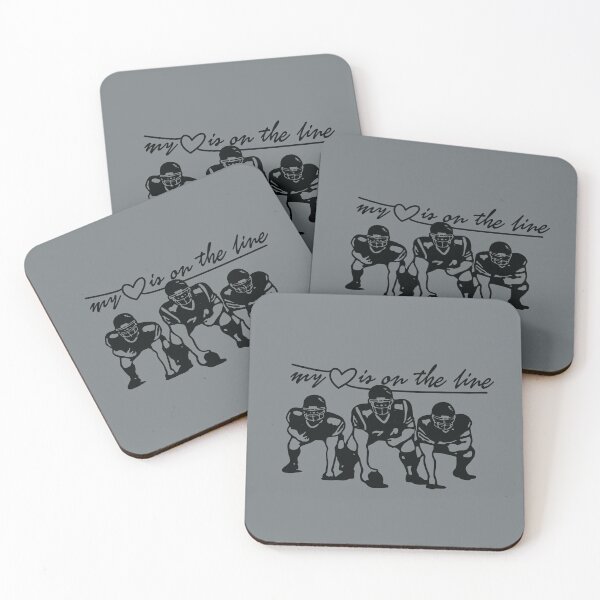 Item preview, Football My Heart Is On The Line Offensive Lineman  designed and sold by Sbgarror.