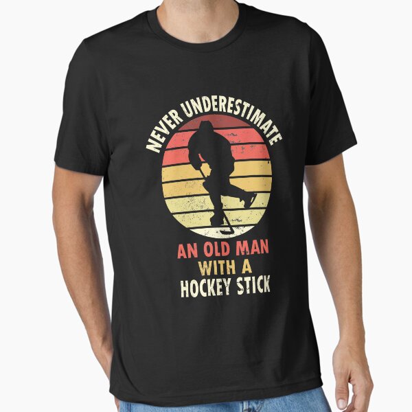 Item preview, Ice Hockey Never Underestimate an Old Man designed and sold by shirtystar.