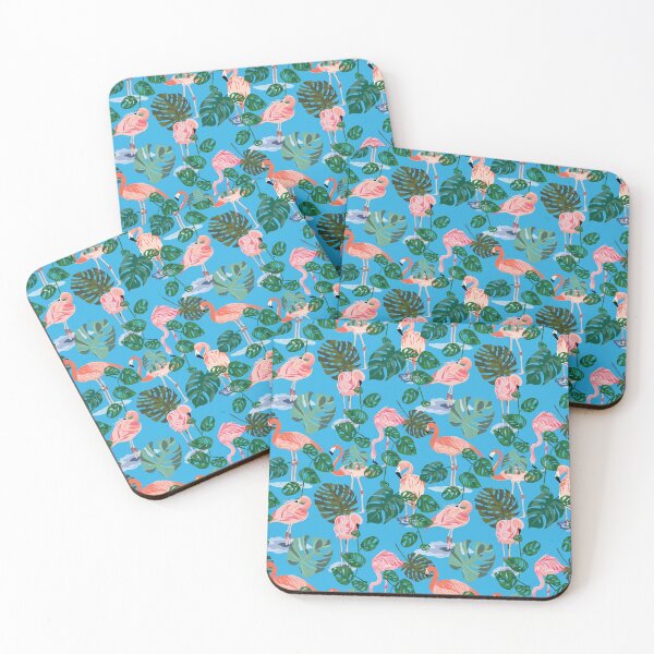 Item preview, Tropical Flamingo designed and sold by ArtofACoonhound.