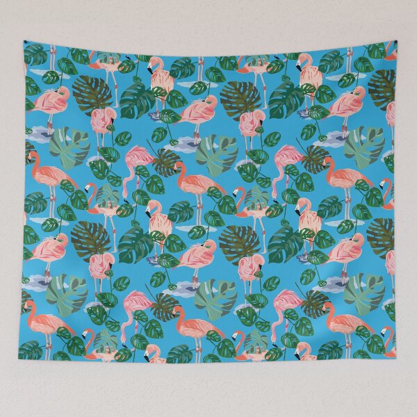 Item preview, Tropical Flamingo designed and sold by ArtofACoonhound.