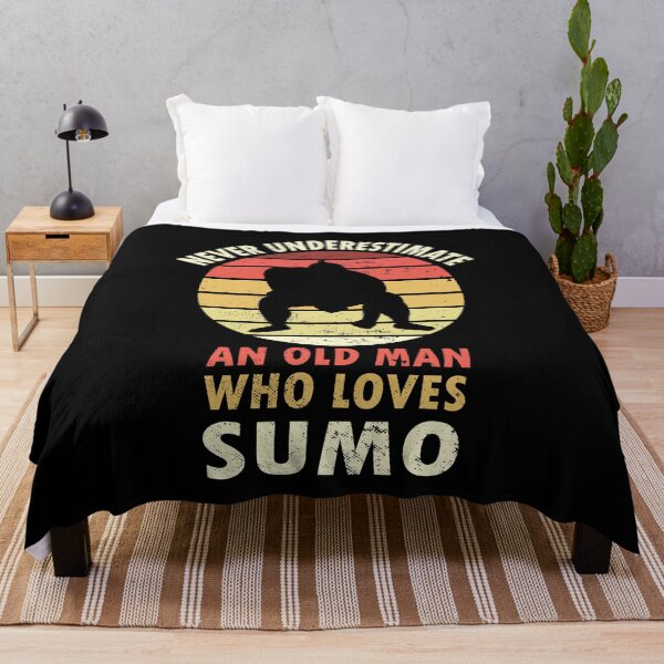Item preview, Sumo Never Underestimate an Old Man Fighting designed and sold by shirtystar.