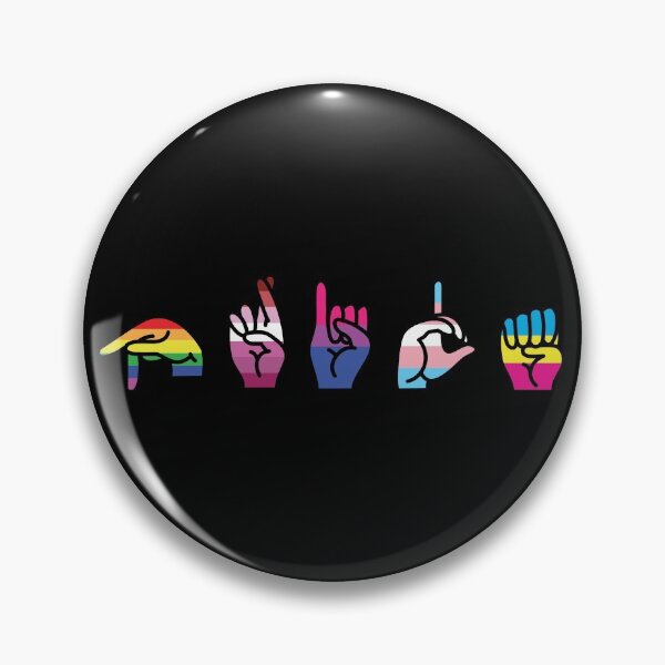 Item preview, LGBTQ Pride in American Sign Language (ASL) designed and sold by averydavage.