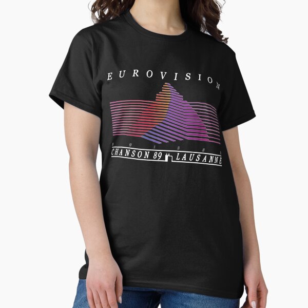 Vista previa del artículo con la obra «Camiseta Eurovision Song Contest 1989», diseñado y vendido por Ellenisti.