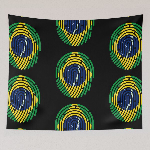 Item preview, Brazil Brasil Rio de Janeiro Copacabana Amazon Carnival Football Flag World Cup designed and sold by Mark Sukra.