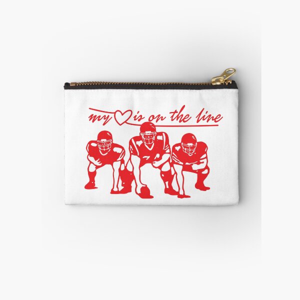 Item preview, Football My Heart Is On The Line Offensive Lineman  designed and sold by Sbgarror.