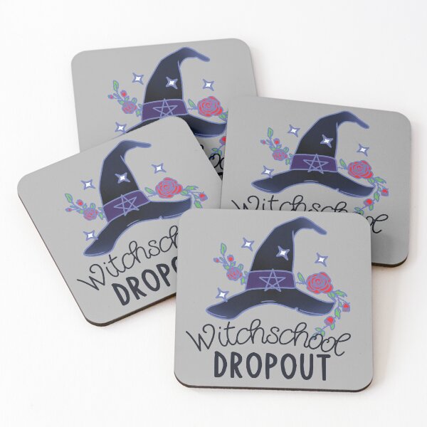 Item preview, Witchschool Dropout, Magical Witch Hat with Roses designed and sold by OneEyeShop.