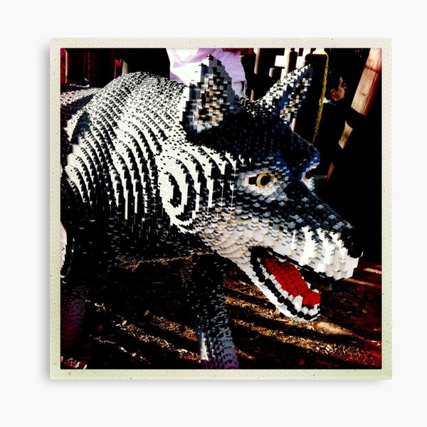 Hey there little red riding hood..... Canvas Print