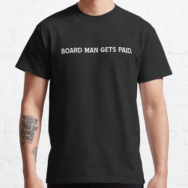 Bored man gets sales paid shirt new balance