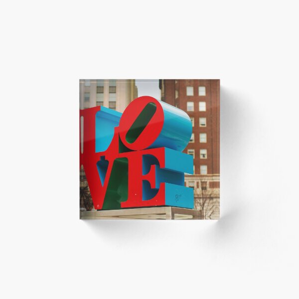 LOVE Acrylic Block