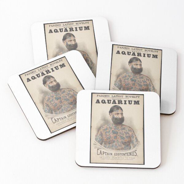 Item preview, The Tattooed Man - Vintage Carnival Poster designed and sold by Paul David Wilson.