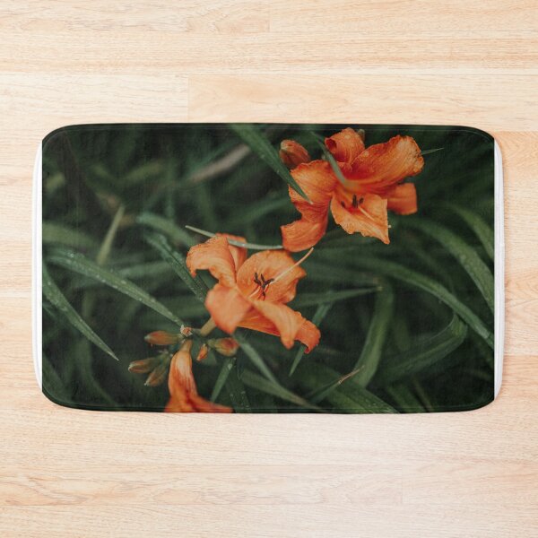 Item preview, Orange Flowers in the Rain designed and sold by Sophia Carey.