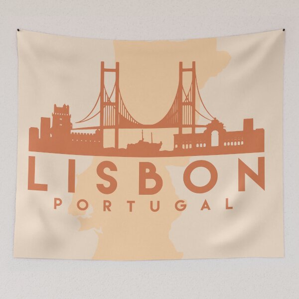 Item preview,  Portugal make up this amazing art piece. A great gift for anybody that has love for this city. designed and sold by deificusArt.