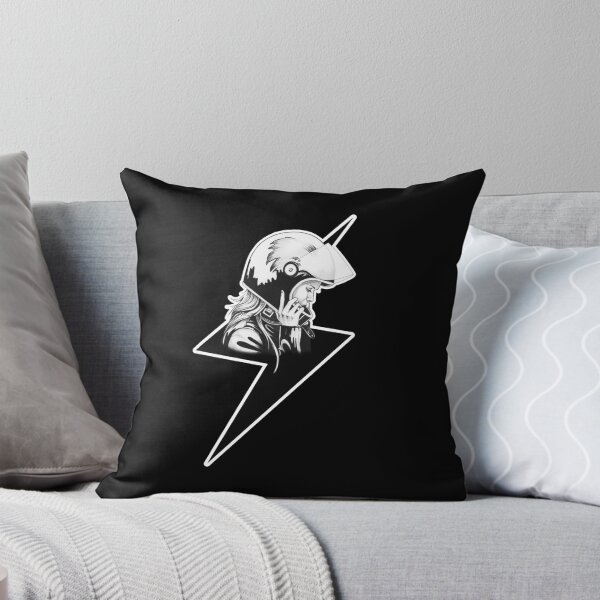Item preview, READY TO ROLL - women who ride, lightning bolt, motorcycle helmet #2 designed and sold by MishfitMoto.