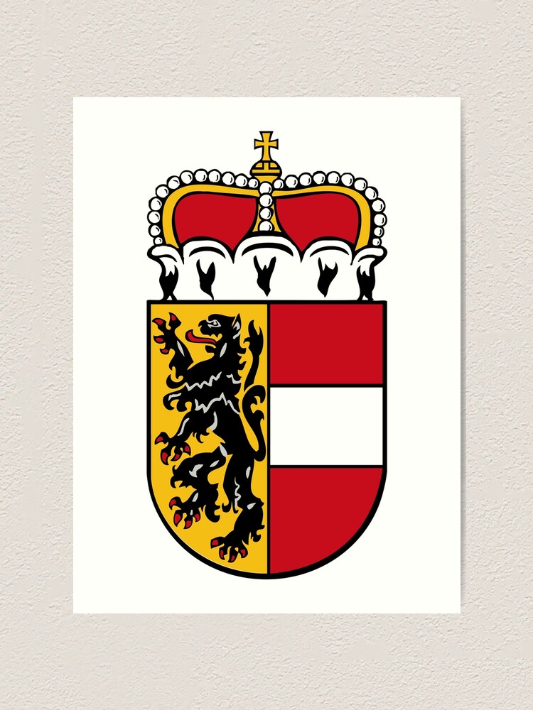 Birthday or just as a surprise. Salzburg T-shirt. Salzburg coat of 