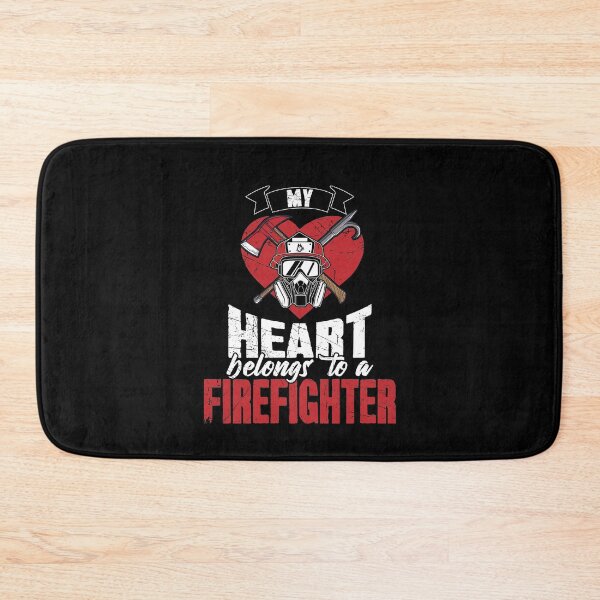 Item preview, Firefighter Wife My Heart Belongs To A Firefighter designed and sold by Captain Mood.
